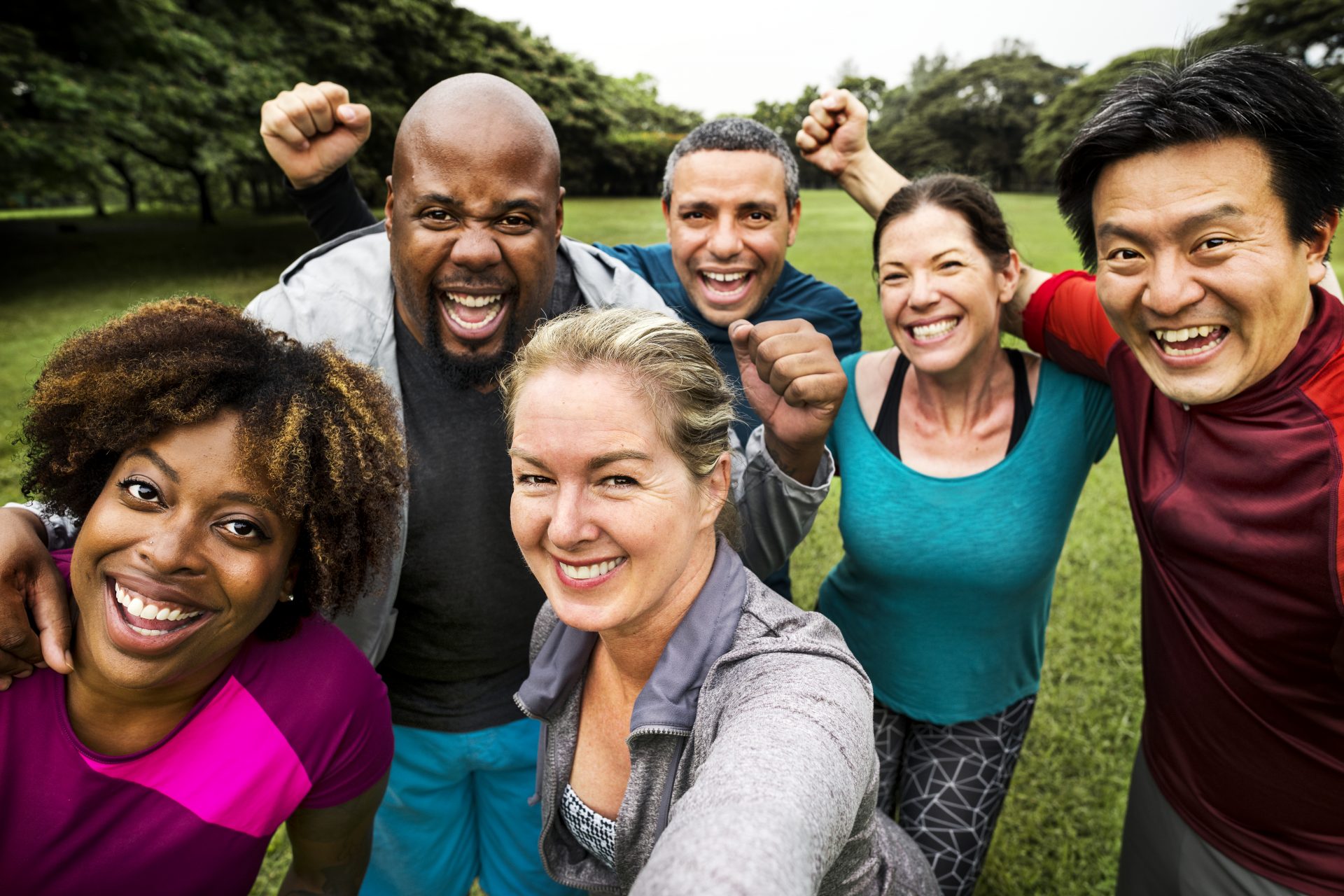 Diverse wellness group